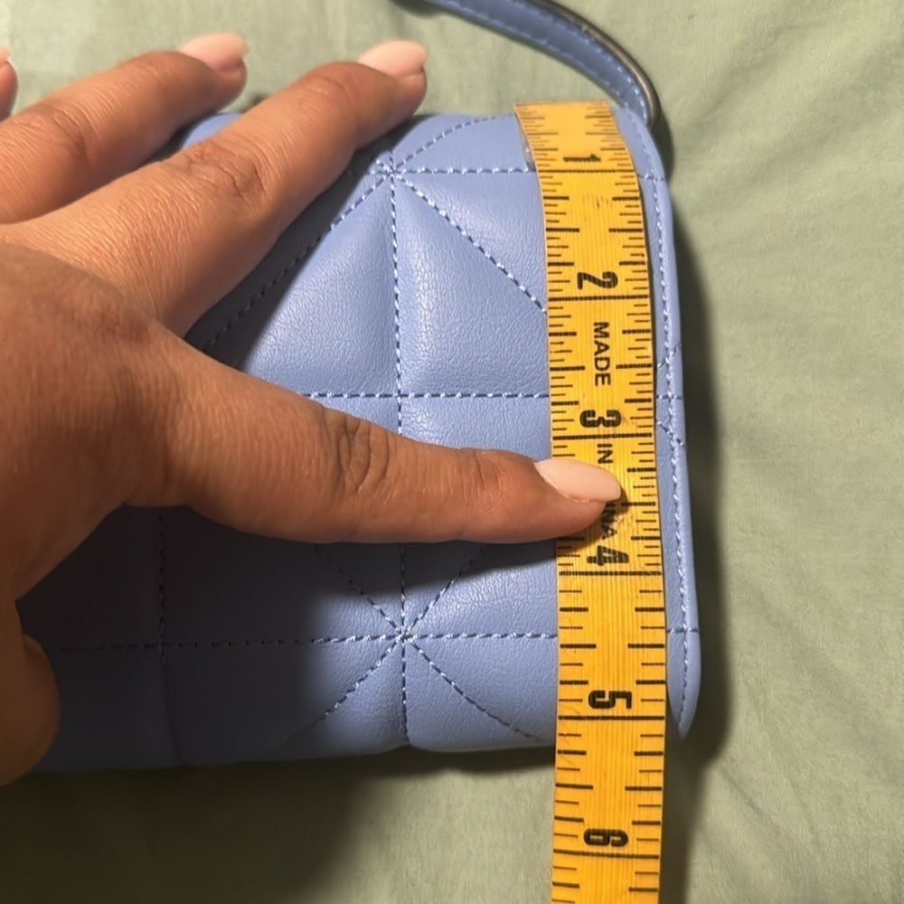 Crossbody Triangle Pattern - Light Blue - image 4